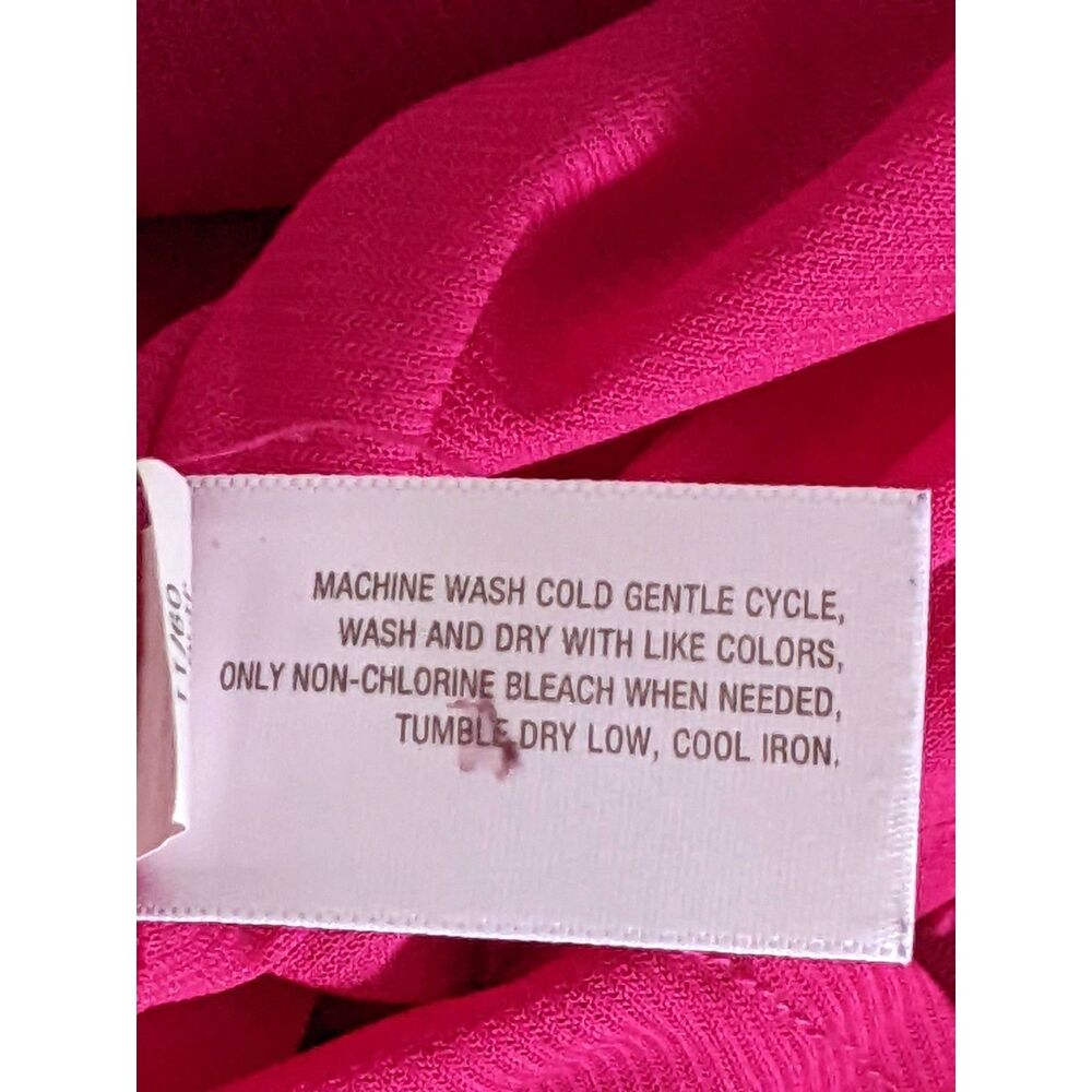 Women's Old Navy Hot Pink 3/4 Sleeve Dress Size M - Picture 8 of 8